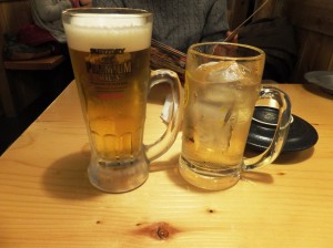 ビール＆ジンジャエール
