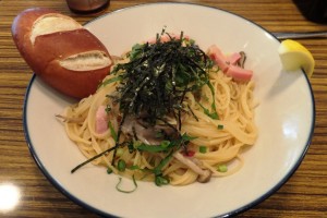 きのこのペペロンチーノ